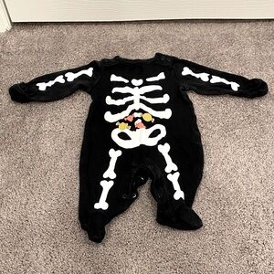 Carter's Skeleton Print Kids Footie 3m